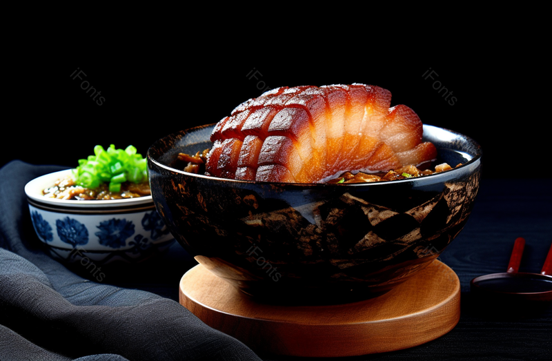 一碗香气浓郁诱人的梅菜扣肉,高清,摄影图,摄影图片,图片大全,摄影图免费下载